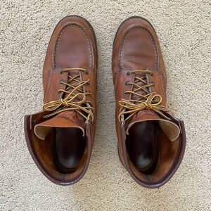 Men's Red Wing Brown Leather Boots Heritage #875 size: 11 1/2B